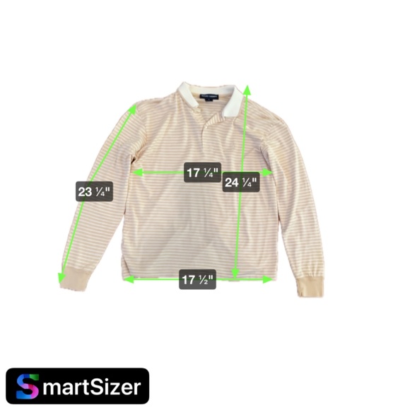 Ralph Lauren Cream Striped Long Sleeve Top - Picture 11 of 11